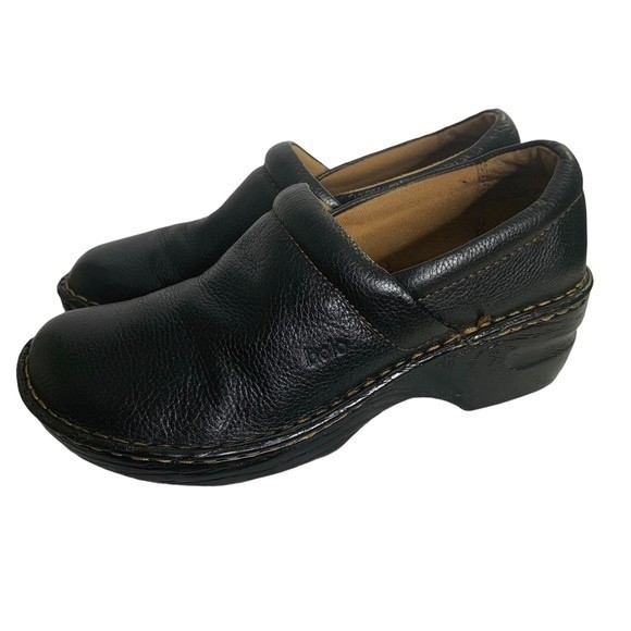 BOLO ANDRIA BLACK CLOG Size 7.5 gently used - Picture 1 of 5